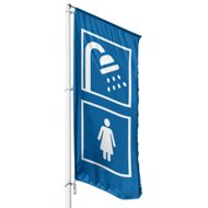 Fahne Duschen Damen - 6 Größen