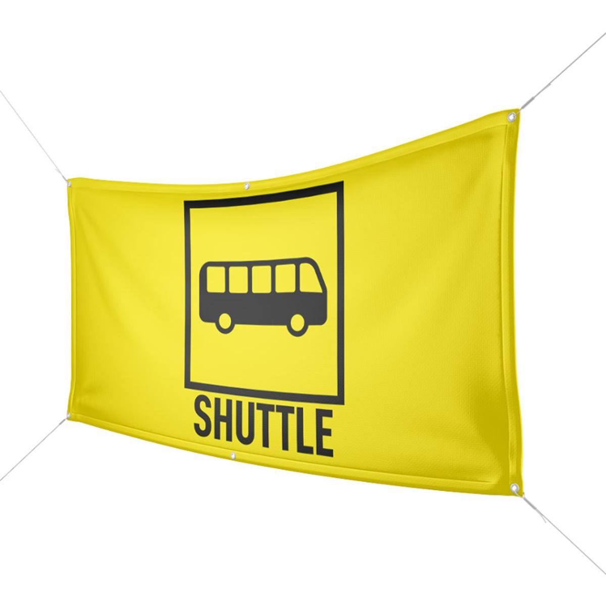 Werbebanner Shuttle Bus - 6 Größen