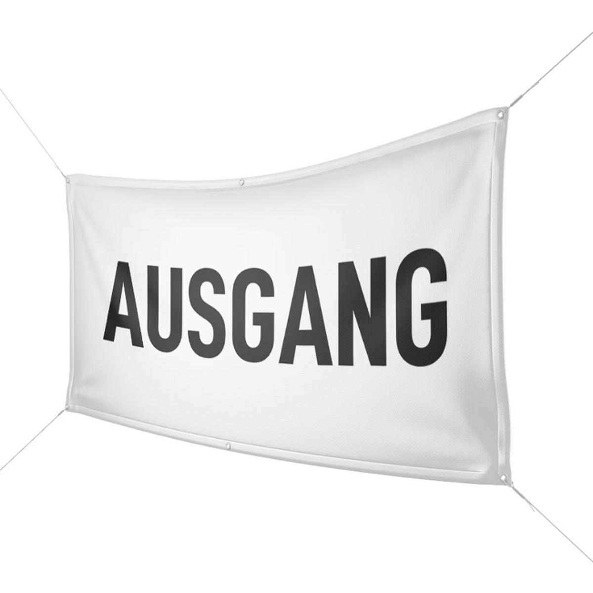 Werbebanner Ausgang - 6 Größen