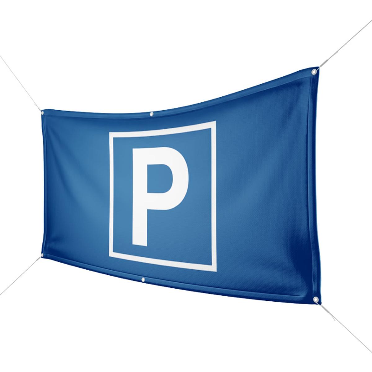 Werbebanner Parkplatz - 6 Größen