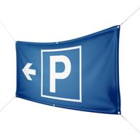 Werbebanner Parkplatz - 6 Größen