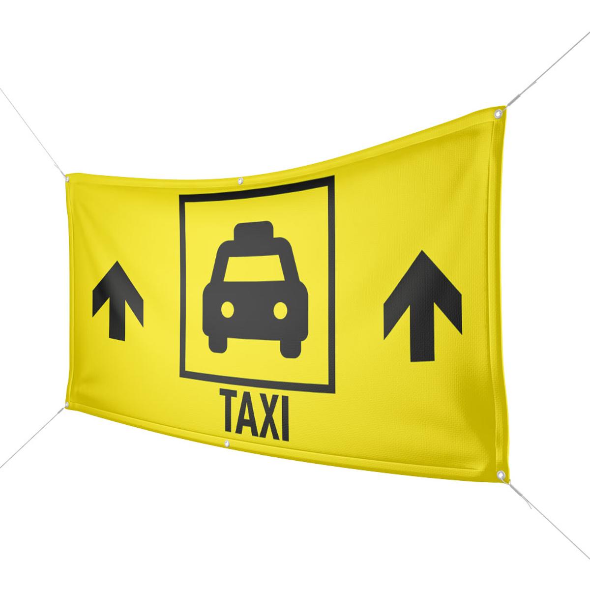 Werbebanner Taxi - 6 Größen