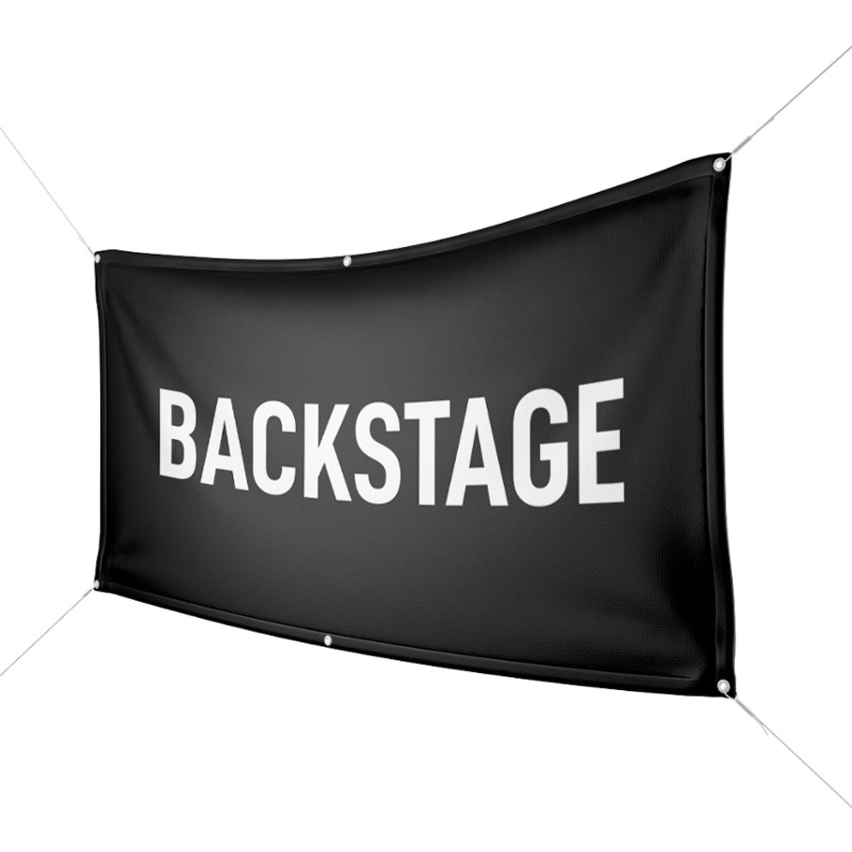 Werbebanner Backstage - 6 Größen