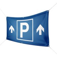 Werbebanner Parkplatz - 6 Größen