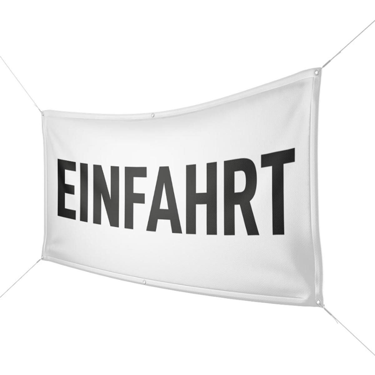 Werbebanner Einfahrt - 6 Größen