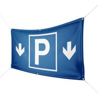 Werbebanner Parkplatz - 6 Größen