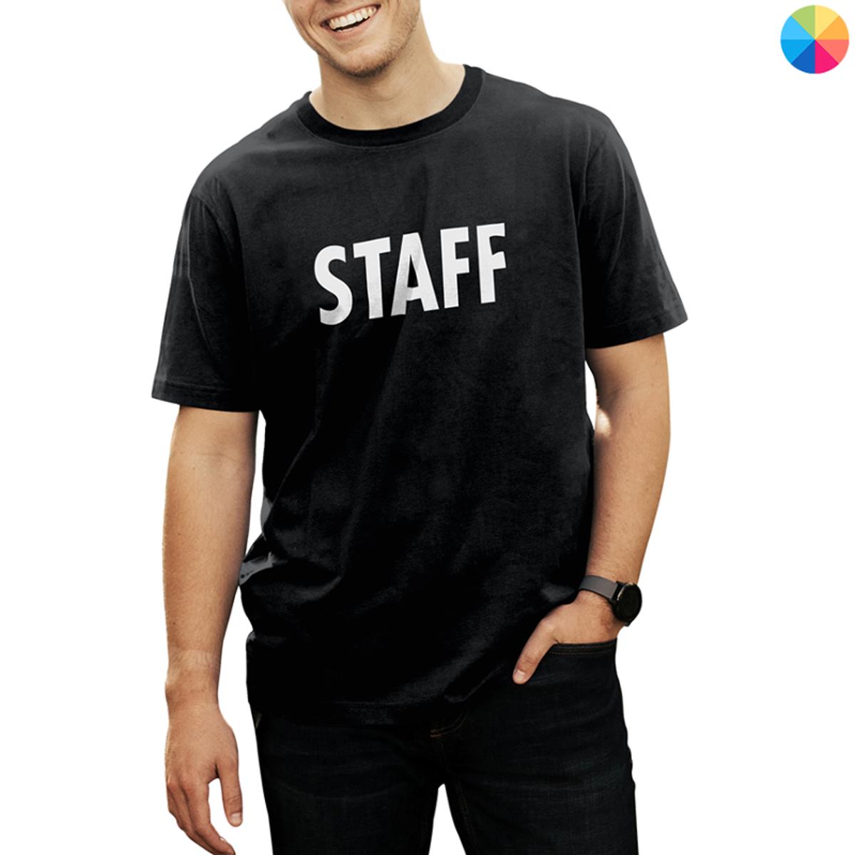 Staff T-Shirt, Druck groß, Herren
