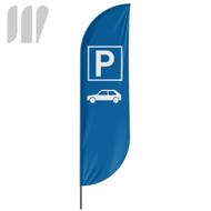 Beachflag Parkplatz PKW - 3 Modelle - 4 Größen