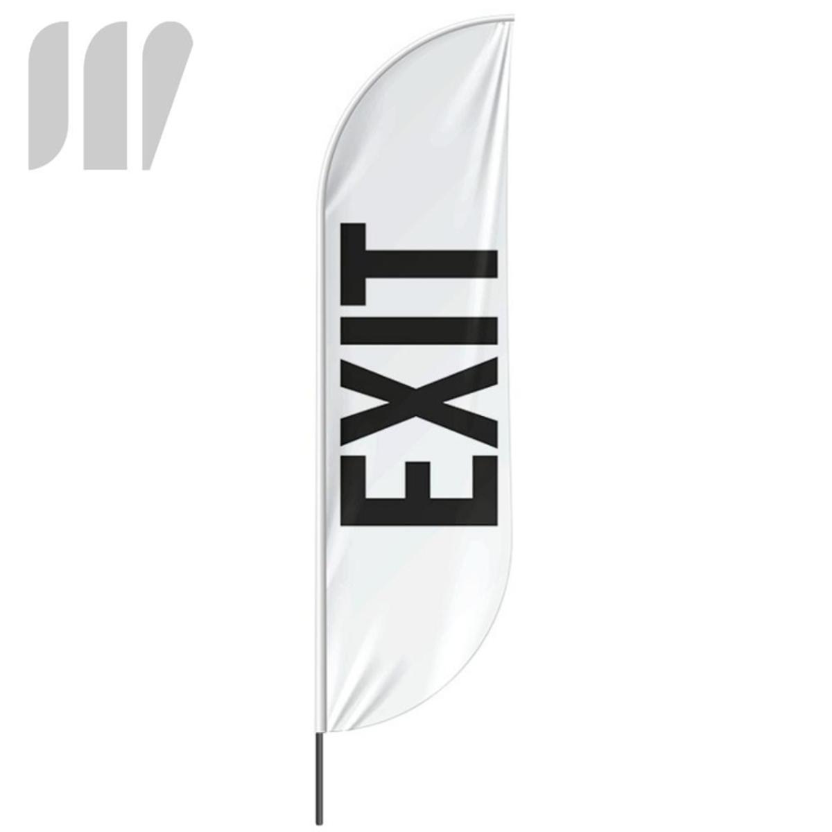 Beachflag Exit - 3 Modelle - 4 Größen