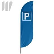 Beachflag Parkplatz - 3 Modelle - 4 Größen