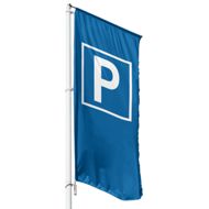 Fahne Parkplatz - Wunschgröße