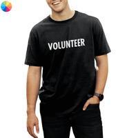 Volunteer T-Shirt, Druck groß, Herren